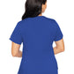 Women's 4-Pocket V-Neck Shirttail Top - 7459 - Royal