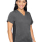 Women's 4-Pocket V-Neck Shirttail Top