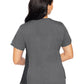 Women's 4-Pocket V-Neck Shirttail Top - 7459 - Slate
