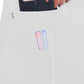 Women's 4-Pocket V-Neck Shirttail Top - 7459 - White