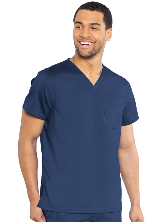 Men's 1-Pocket Tuck-In Scrub Top