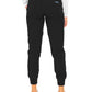 Women's 5-Pocket Rib-Knit Waistband Pant - 7710 - Black