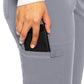 Women's 5-Pocket Rib-Knit Waistband Pant - 7710 - Cloud