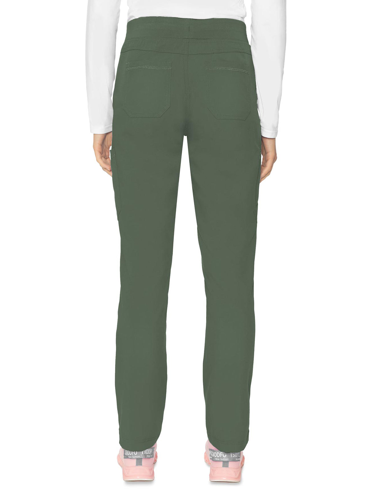 Women's 6-Pocket Jersey-Knit Waistband Pant