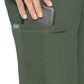 Women's 6-Pocket Jersey-Knit Waistband Pant