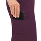 Women's 2 Cargo Pocket Pant - 7739 - Wine