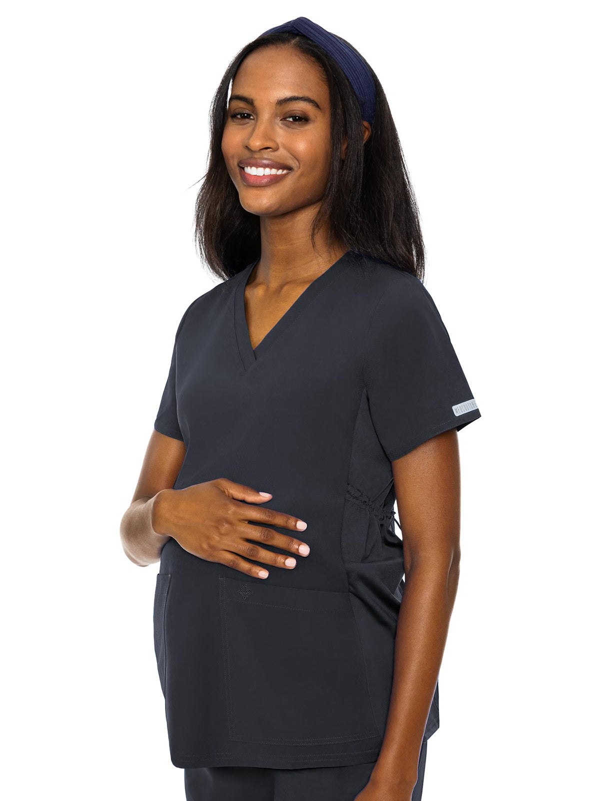 Women's 2-Pocket Maternity V-Neck Top