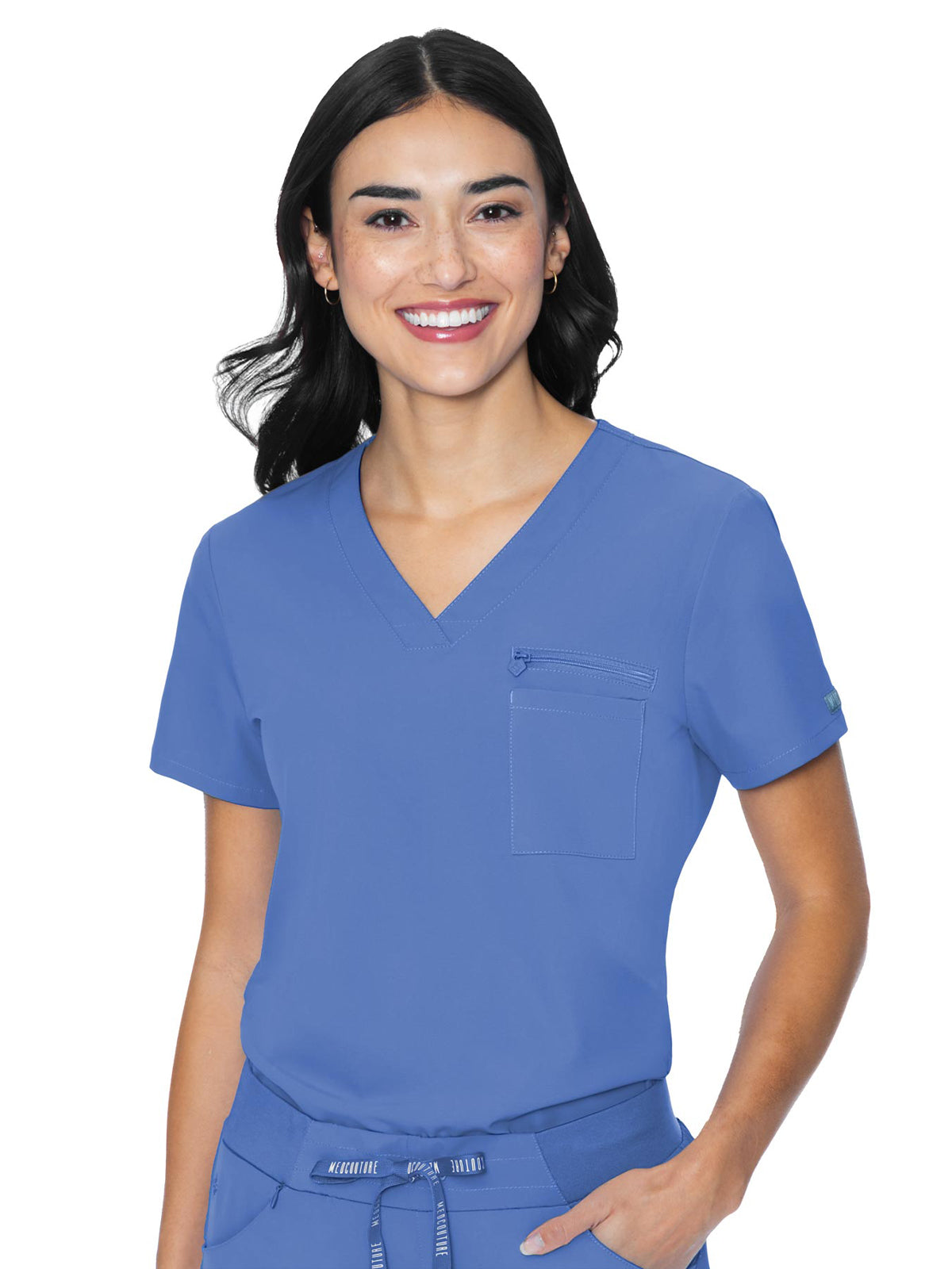 Women's 2-Pocket V-Neck Top