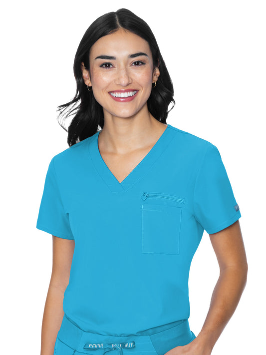 Women's 2-Pocket V-Neck Top