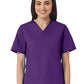 Unisex One-Pocket V-Neck Top