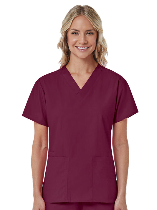 Women's Three-Pocket V-Neck Top