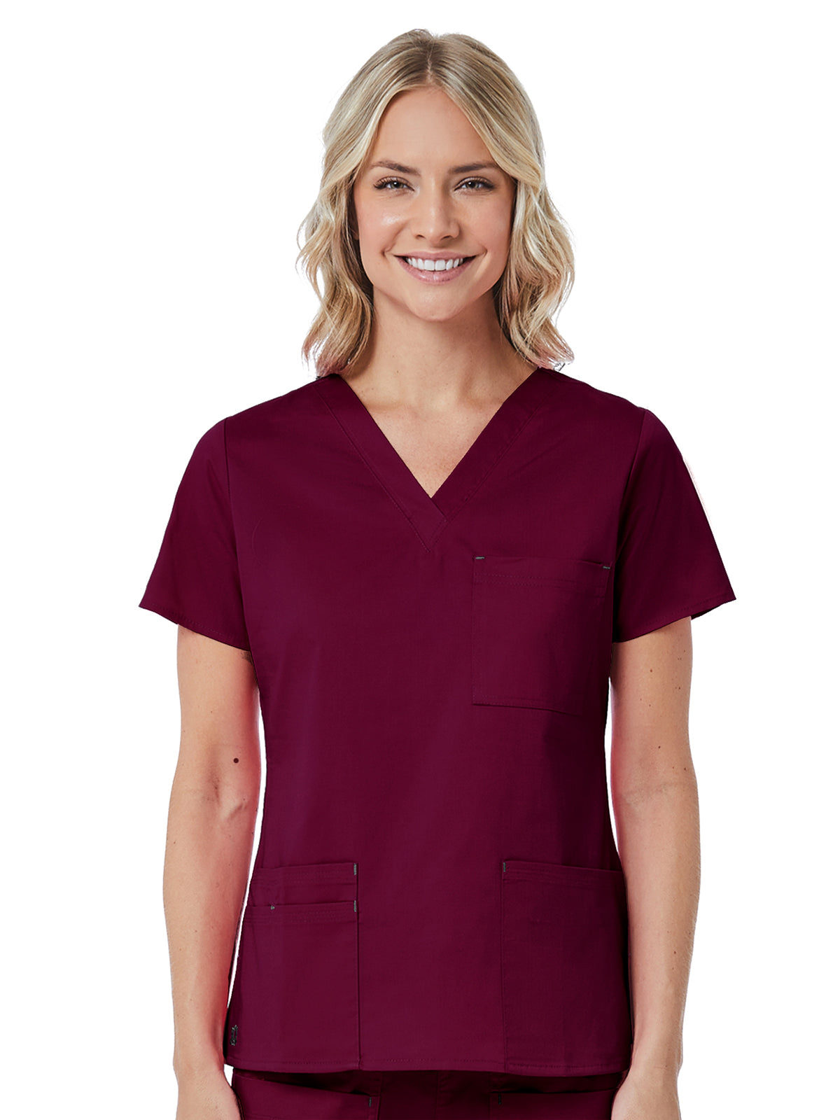 Women's Three-Pocket V-Neck Top