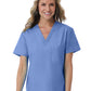 Unisex One-Pocket V-Neck Top - 1706 - Ceil Blue