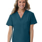 Unisex One-Pocket V-Neck Top - 1706 - Caribbean Blue