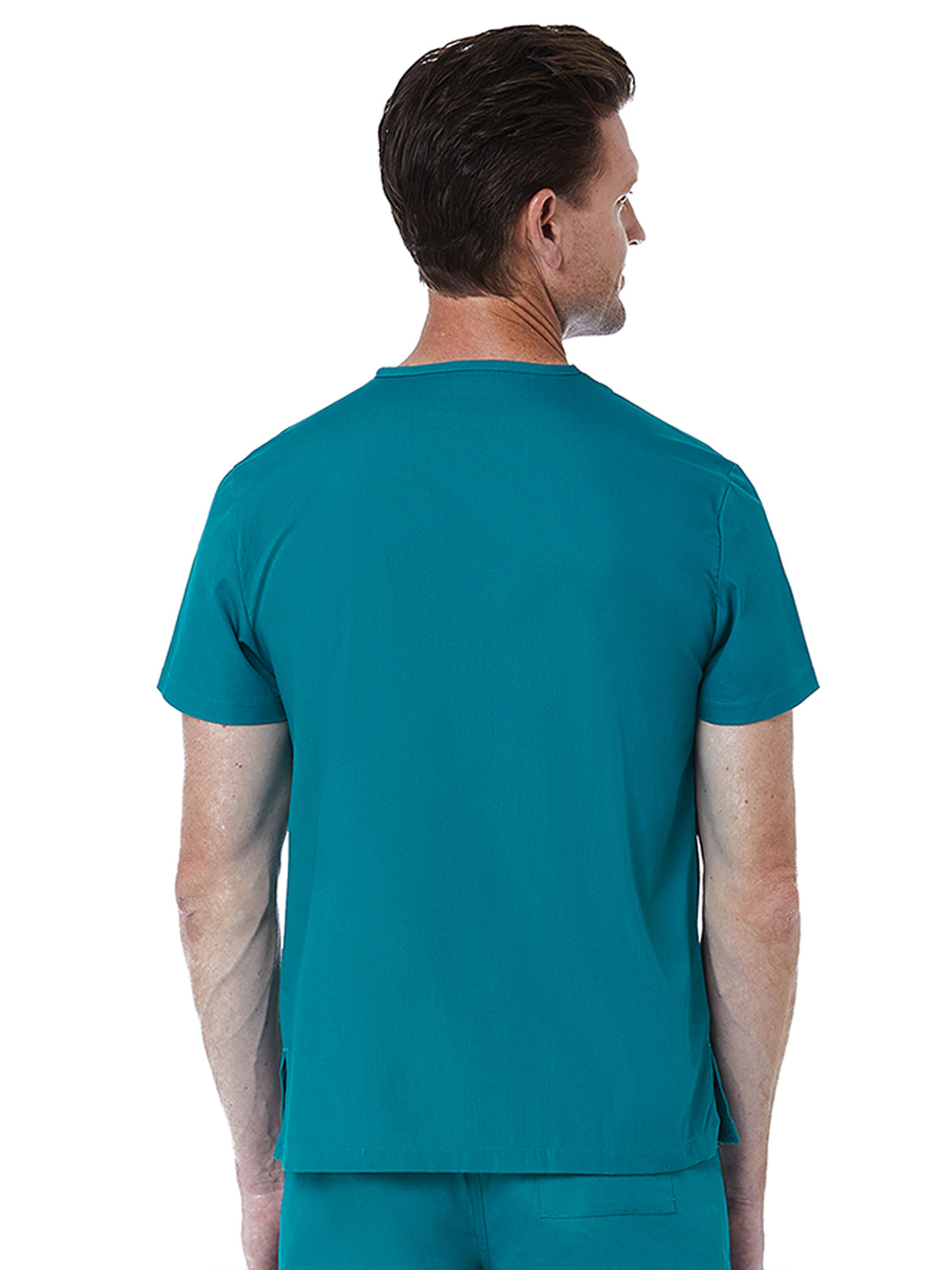 Unisex One-Pocket V-Neck Top