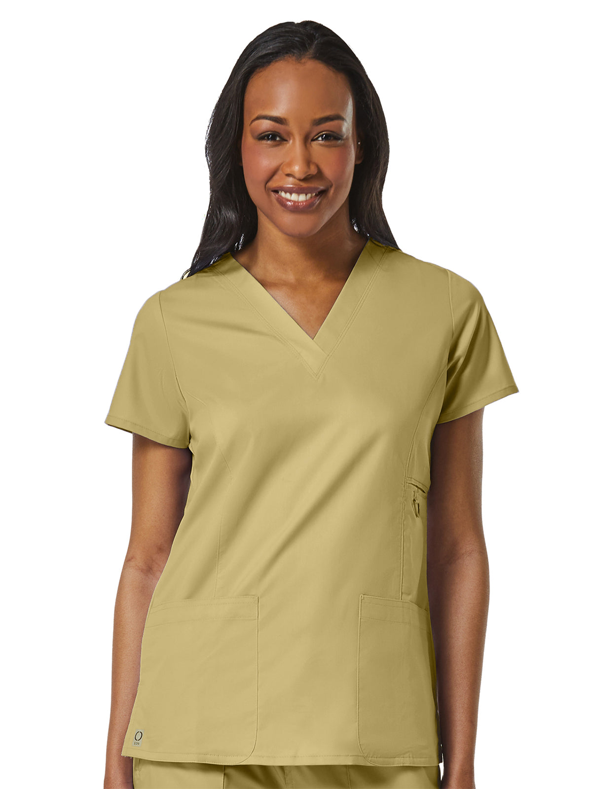 Women's Four-Pocket V-Neck Top