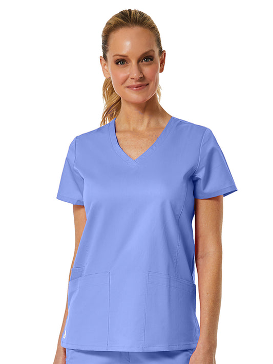 Women's Three-Pocket V-Neck Top