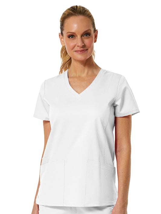 Women's Three-Pocket V-Neck Top