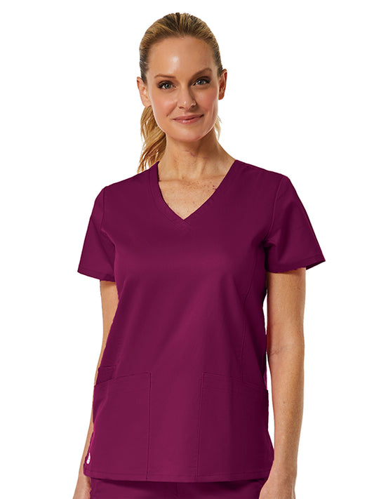 Women's Three-Pocket V-Neck Top