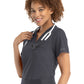 Women's Three-Pocket V-Neck Tuck In Top