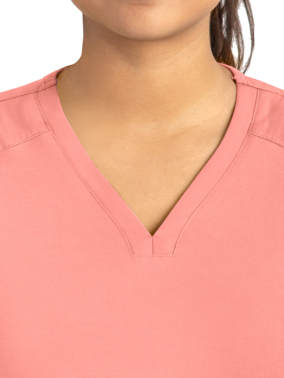 Women's Two-Pocket Tulip-Neck Top