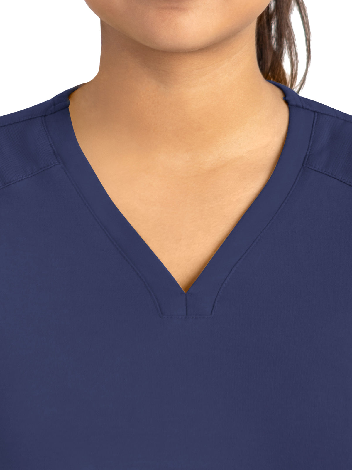 Women's Two-Pocket Tulip-Neck Top