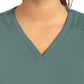 Women's Two-Pocket Tulip-Neck Top - 20302 - Sage