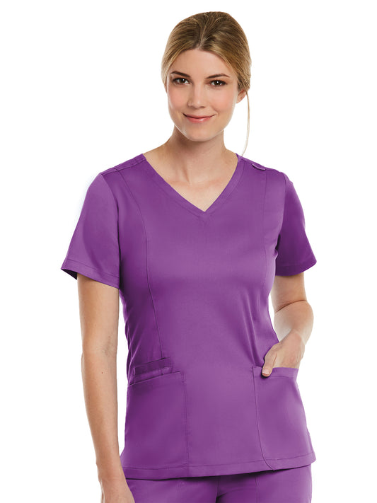 Women's Three-Pocket V-Neck Top