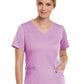 Women's Three-Pocket V-Neck Top - 3501 - Orchid Bouquet