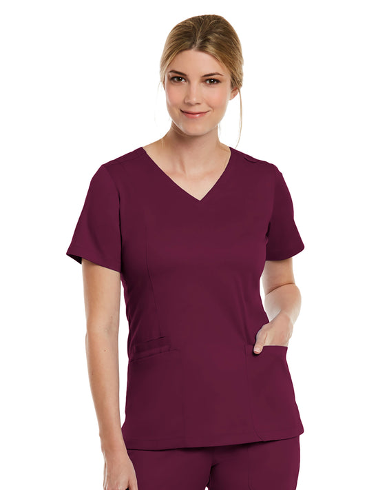 Women's Three-Pocket V-Neck Top