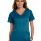 Women's Three-Pocket Heather Neck Band Top