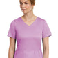 Women's Three-Pocket Curved Mock Wrap Top - 3701 - Orchid Bouquet