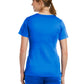 Women's Three-Pocket Curved Mock Wrap Top - 3701 - Royal Blue