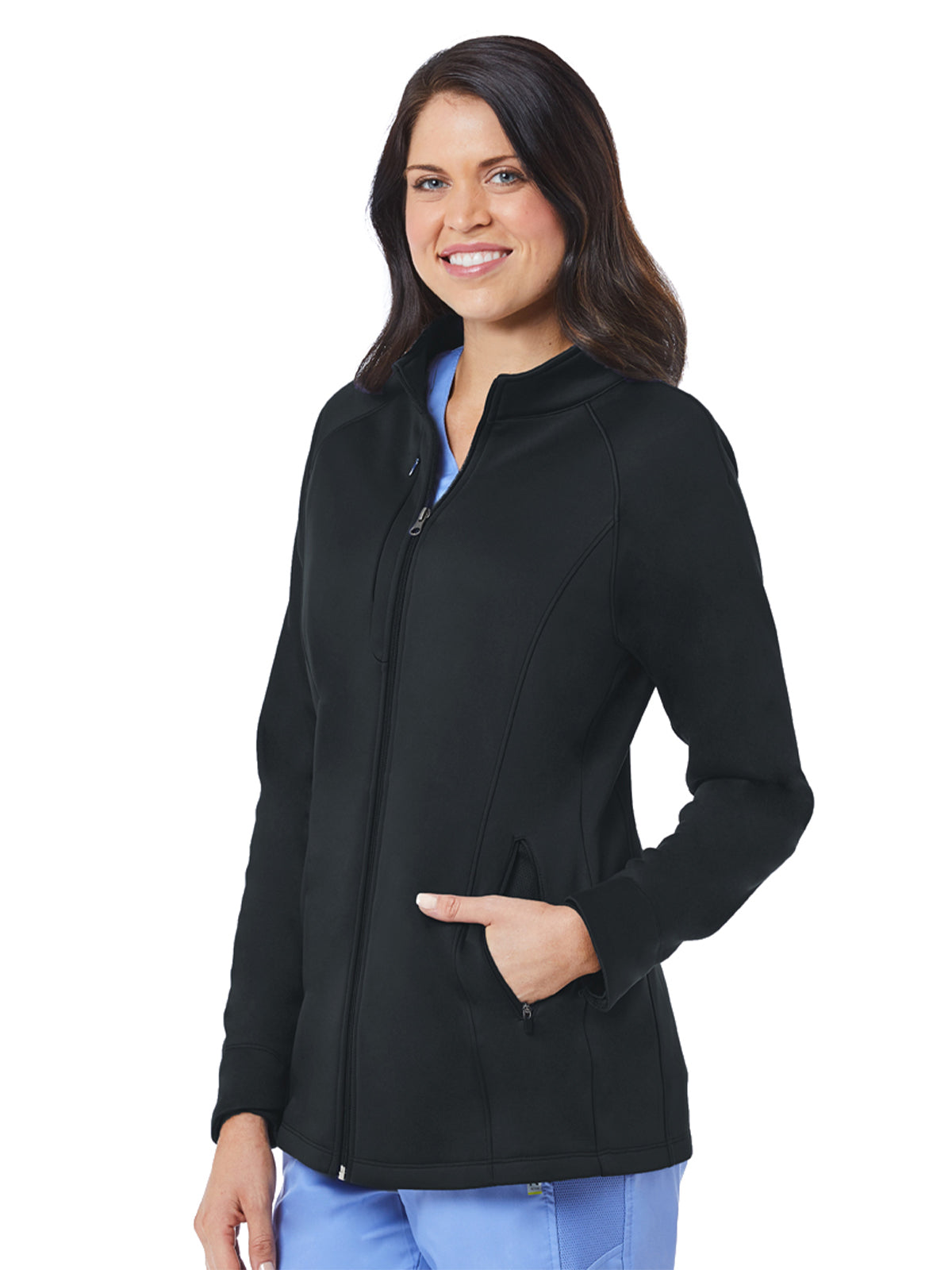 Women's Three-Pocket Bonded Fleece Jacket