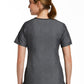 Women's Layered Three-Pocket V-Neck Top - 3901 - Heather Grey