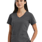 Women's Two-Pocket Curved V-Neck Top