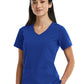 Women's Two-Pocket Curved V-Neck Top