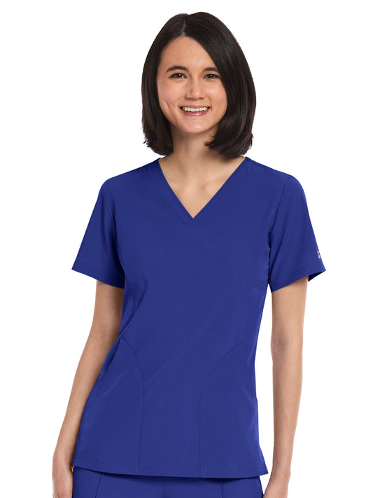 Women's Three-Pocket V-Neck Top