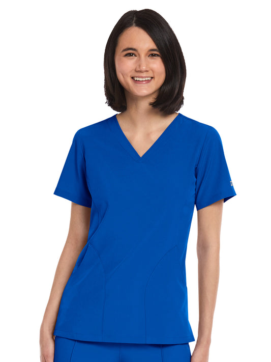 Women's Three-Pocket V-Neck Top