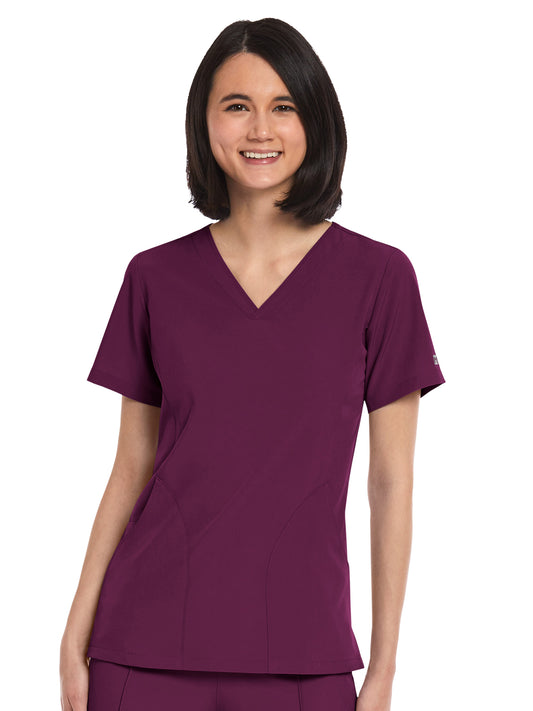 Women's Three-Pocket V-Neck Top