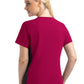 Women's Two-Pocket Mock Wrap Top - 4520 - Cherries Jubilee