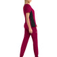 Women's Two-Pocket Mock Wrap Top - 4520 - Cherries Jubilee