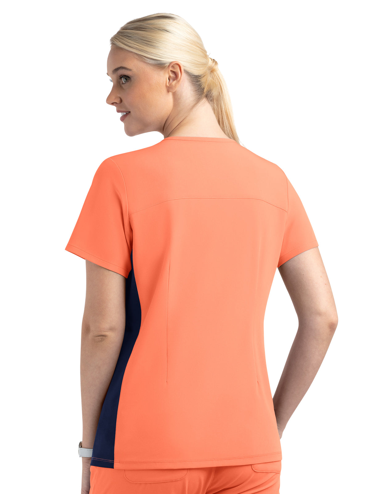 Women's Two-Pocket Mock Wrap Top