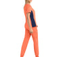 Women's Two-Pocket Mock Wrap Top - 4520 - Fresh Salmon