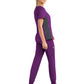 Women's Two-Pocket Mock Wrap Top - 4520 - Hollyhock