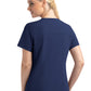 Women's Two-Pocket Mock Wrap Top - 4520 - Navy