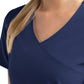 Women's Two-Pocket Mock Wrap Top - 4520 - Navy