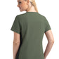 Women's Two-Pocket Mock Wrap Top - 4520 - Olive