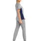Women's Two-Pocket Mock Wrap Top - 4520 - Quiet Grey