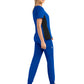 Women's Two-Pocket Mock Wrap Top - 4520 - Royal Blue